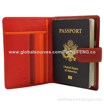 Multi-colored Passport Holder Cover
